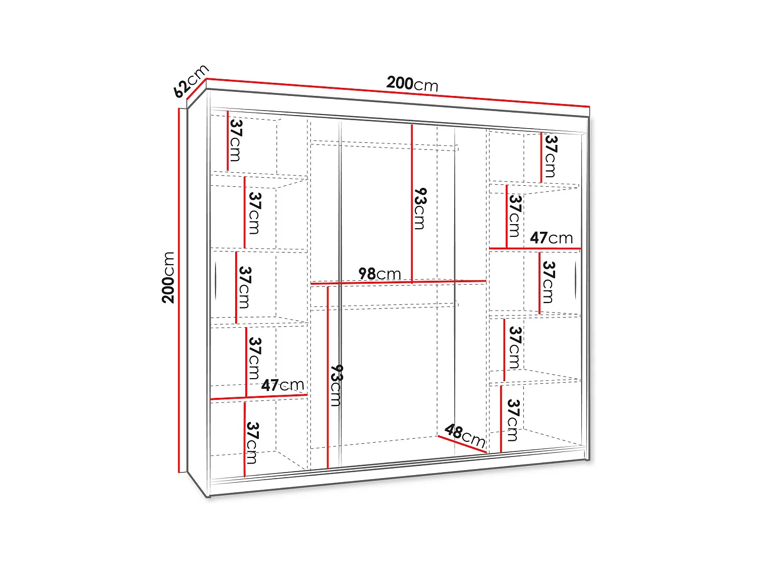 Roupeiro Hartford 507, 20x20x6cm