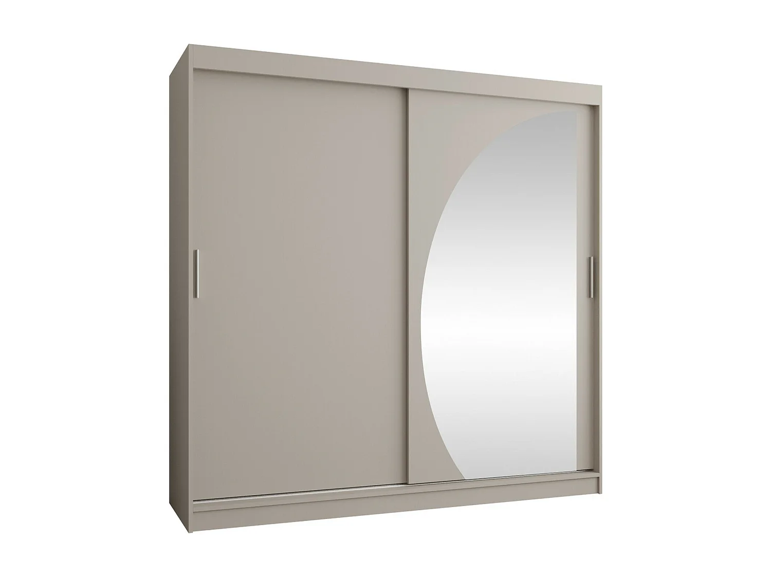 Armoire Hartford 507, Cachemire, 200x200x62cm, Portes d'armoire: Coulissantes