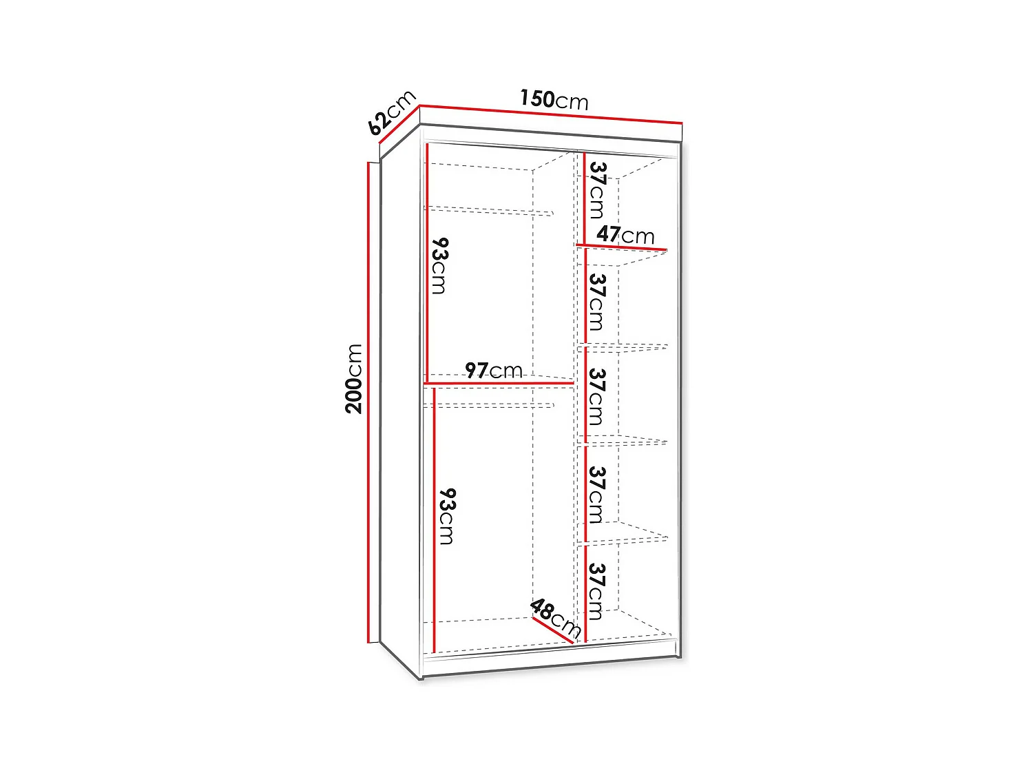 Roupeiro Hartford 503, 20x15x6cm