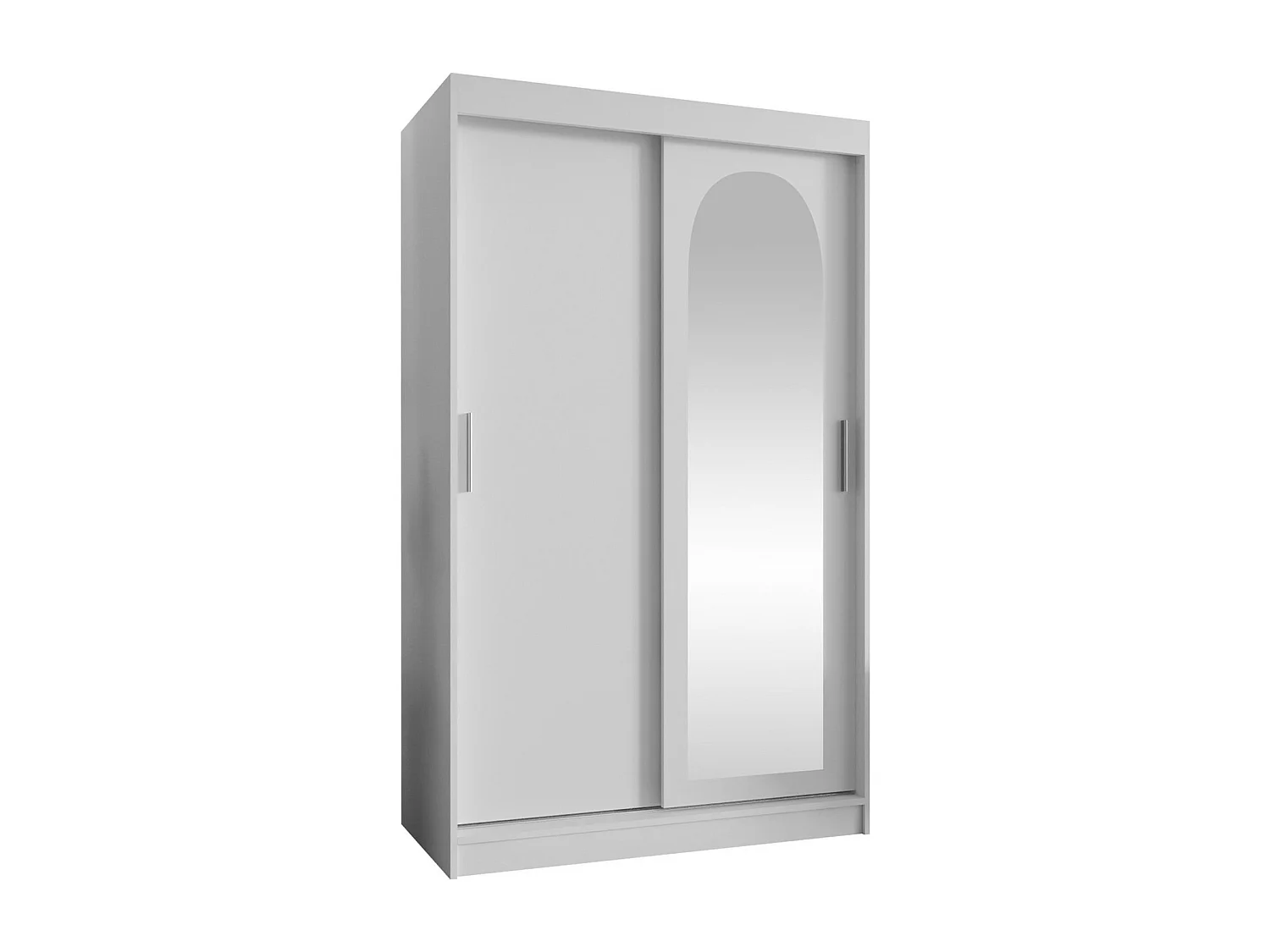 Armario Hartford 504, Blanco, 200x120x62cm, Puertas de armario: Correderas