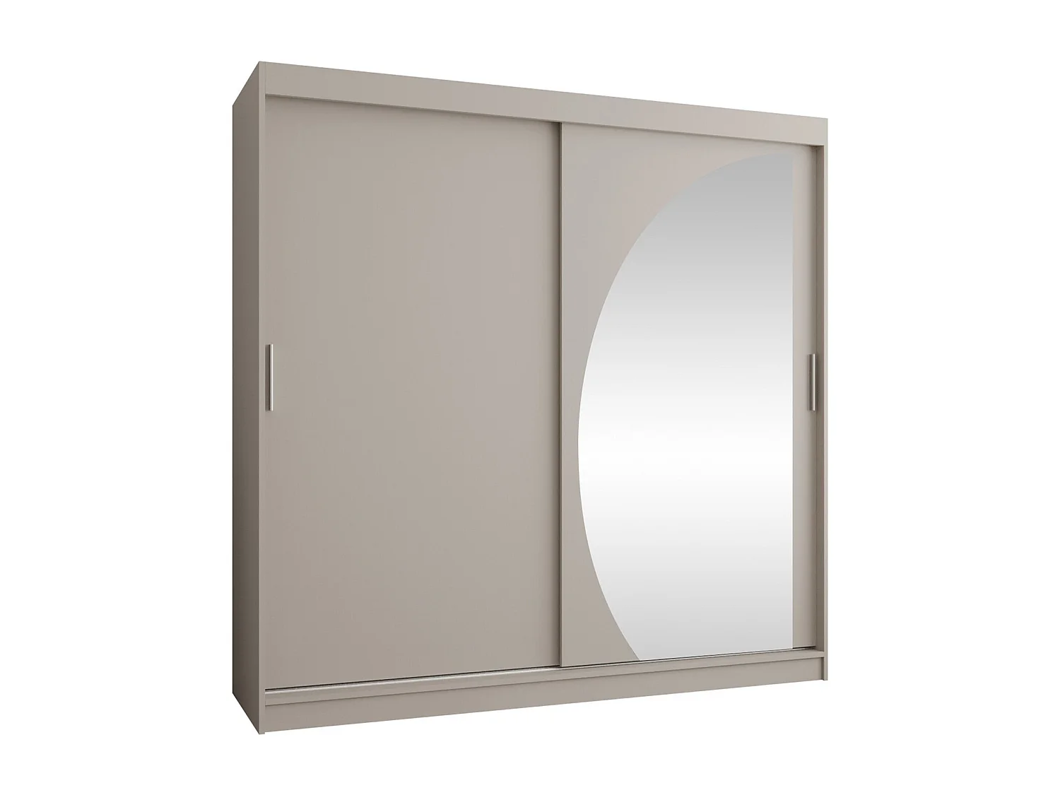 Armoire Hartford 507, Cachemire, 200x200x62cm, Portes d'armoire: Coulissantes