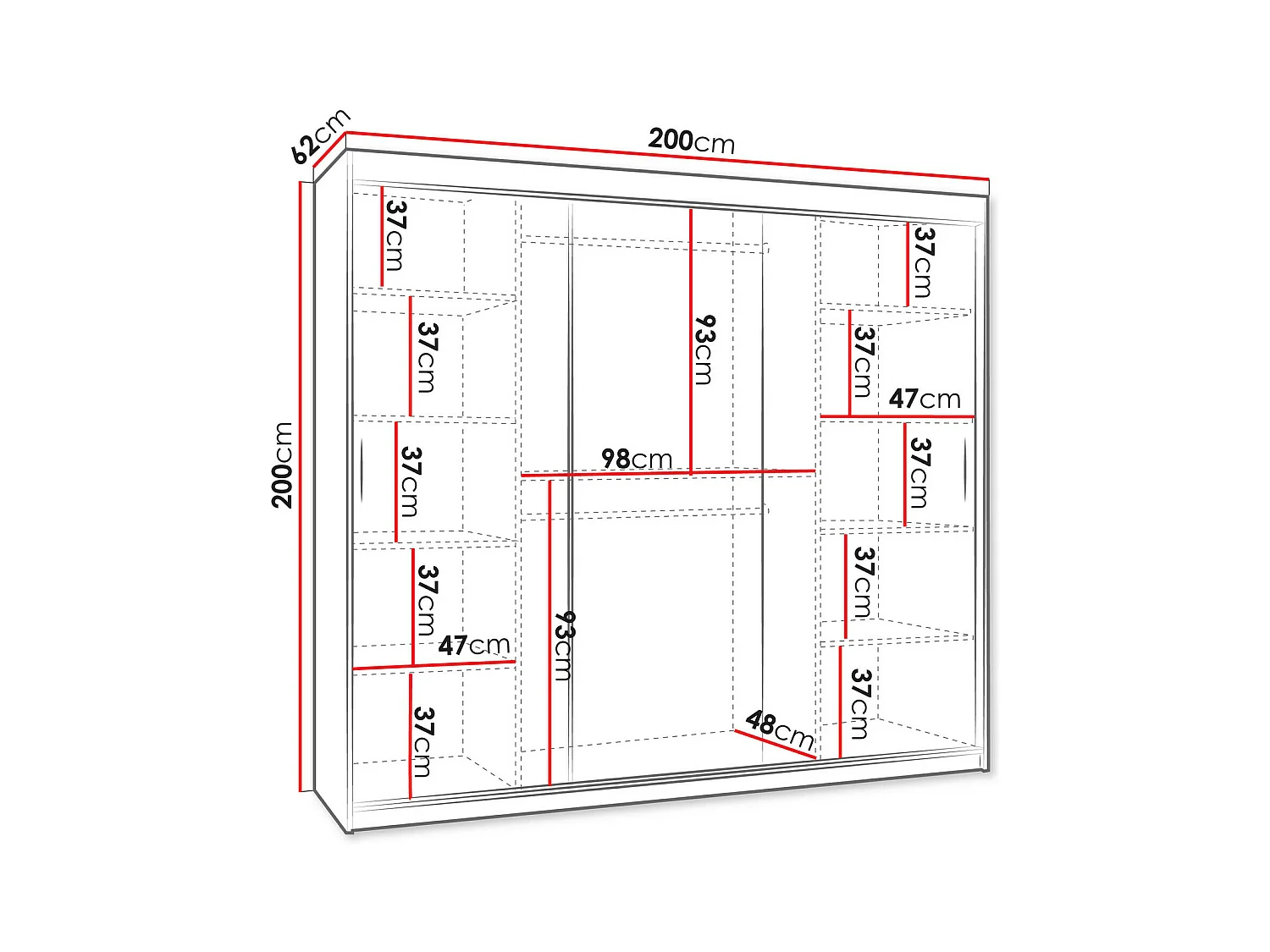 Roupeiro Hartford 507, 20x20x6cm