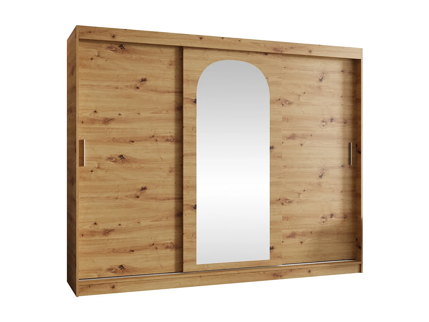 Armario Hartford 497, Roble Artisan, 200x250x62cm, Puertas de armario: Correderas