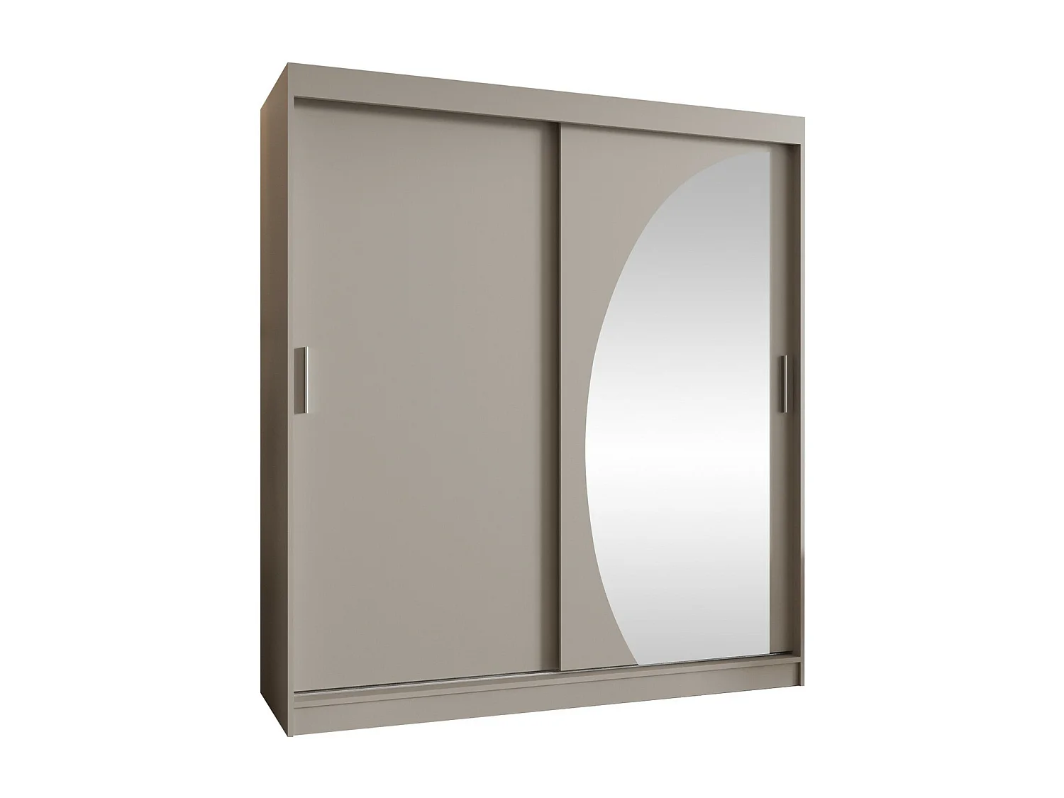 Armoire Hartford 506, Cachemire, 200x180x62cm, Portes d'armoire: Coulissantes