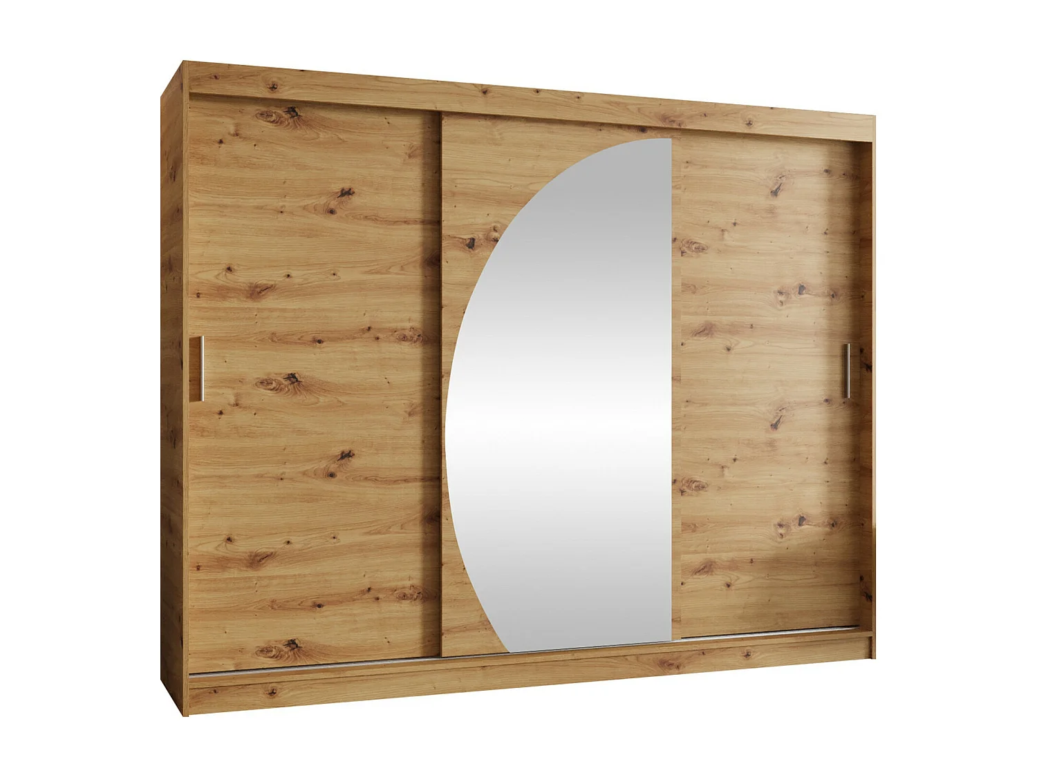 Armario Hartford 508, Roble Artisan, 200x250x62cm, Puertas de armario: Correderas