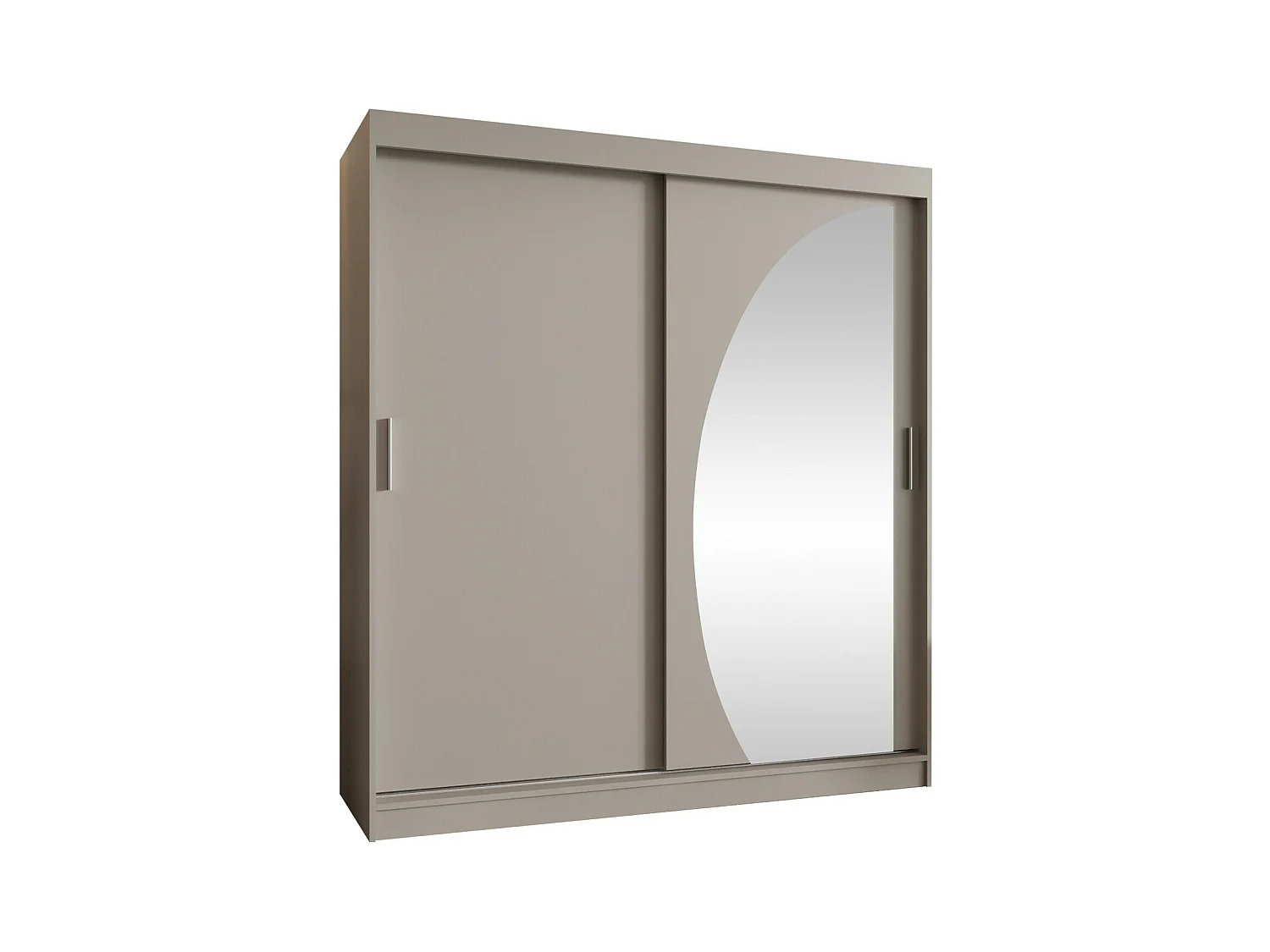 Armoire Hartford 506, Cachemire, 200x180x62cm, Portes d'armoire: Coulissantes