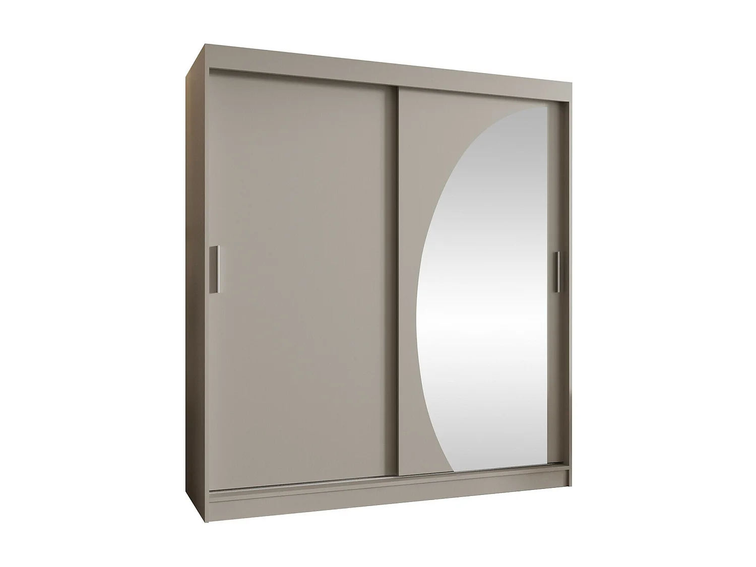 Armoire Hartford 506, Cachemire, 200x180x62cm, Portes d'armoire: Coulissantes