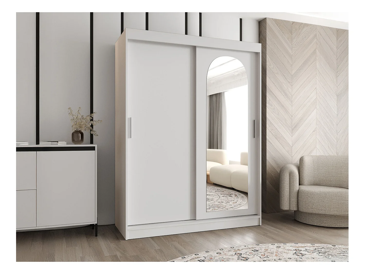 Roupeiro Hartford 502, Número de prateleiras: 5, 20x15x6cm