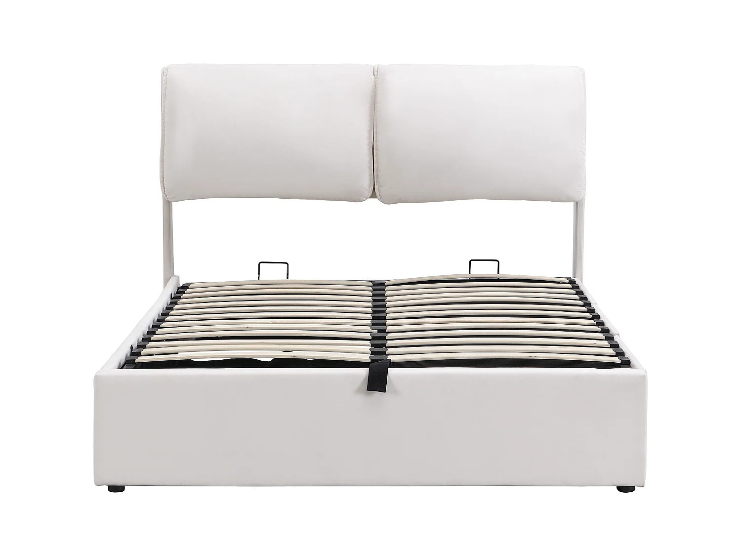 Cama con almacenaje 140x200 cm - cama acolchada con 3 cajones, cómodas y cabecero - terciopelo - beige