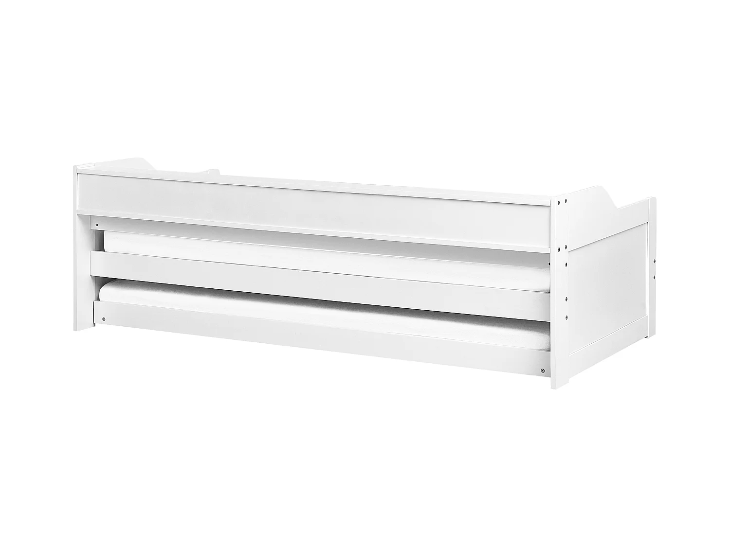 Ausziehbett Kiefernholz EDERN 90 x 200 cm Rosa