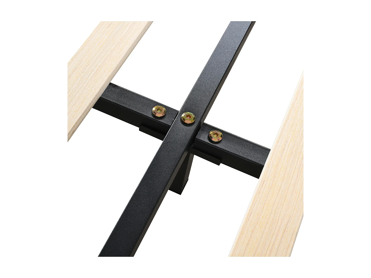 Lit enfant 140x200 cm - Lit double avec sommier à lattes - Velours blanc - Tête de lit capitonnée