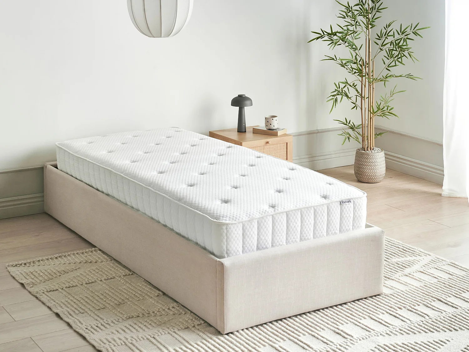 Matelas à ressorts ensachés équilibré / ferme 80 x 200 cm DUO