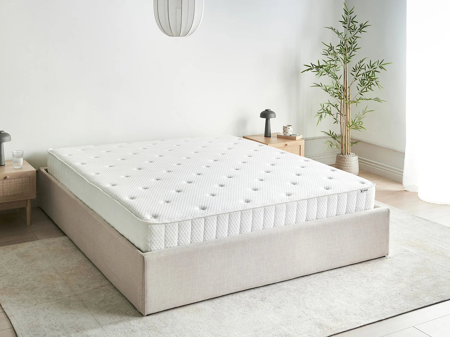 Matelas à ressorts ensachés DUO Moyennement ferme / Ferme 160 x 200 cm