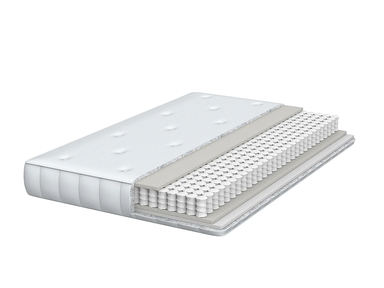 Pocketvering matras DUO Gemiddeld hard/Hard 160 x 200 cm