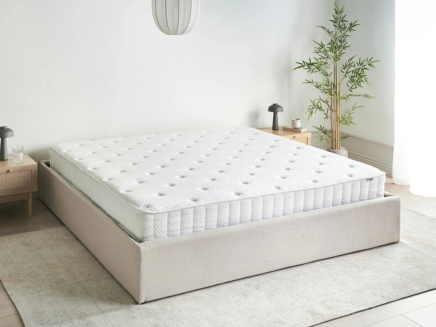 Matelas à ressorts ensachés DUO Moyennement ferme / Ferme 180 x 200 cm
