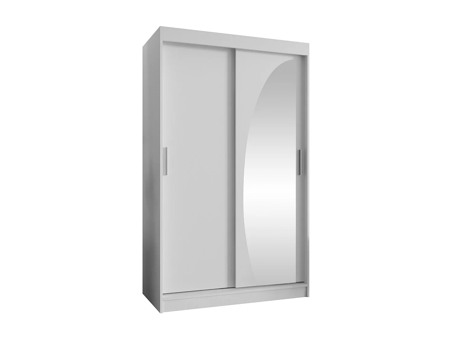 Armario Hartford 501, Blanco, 200x120x62cm, Puertas de armario: Correderas
