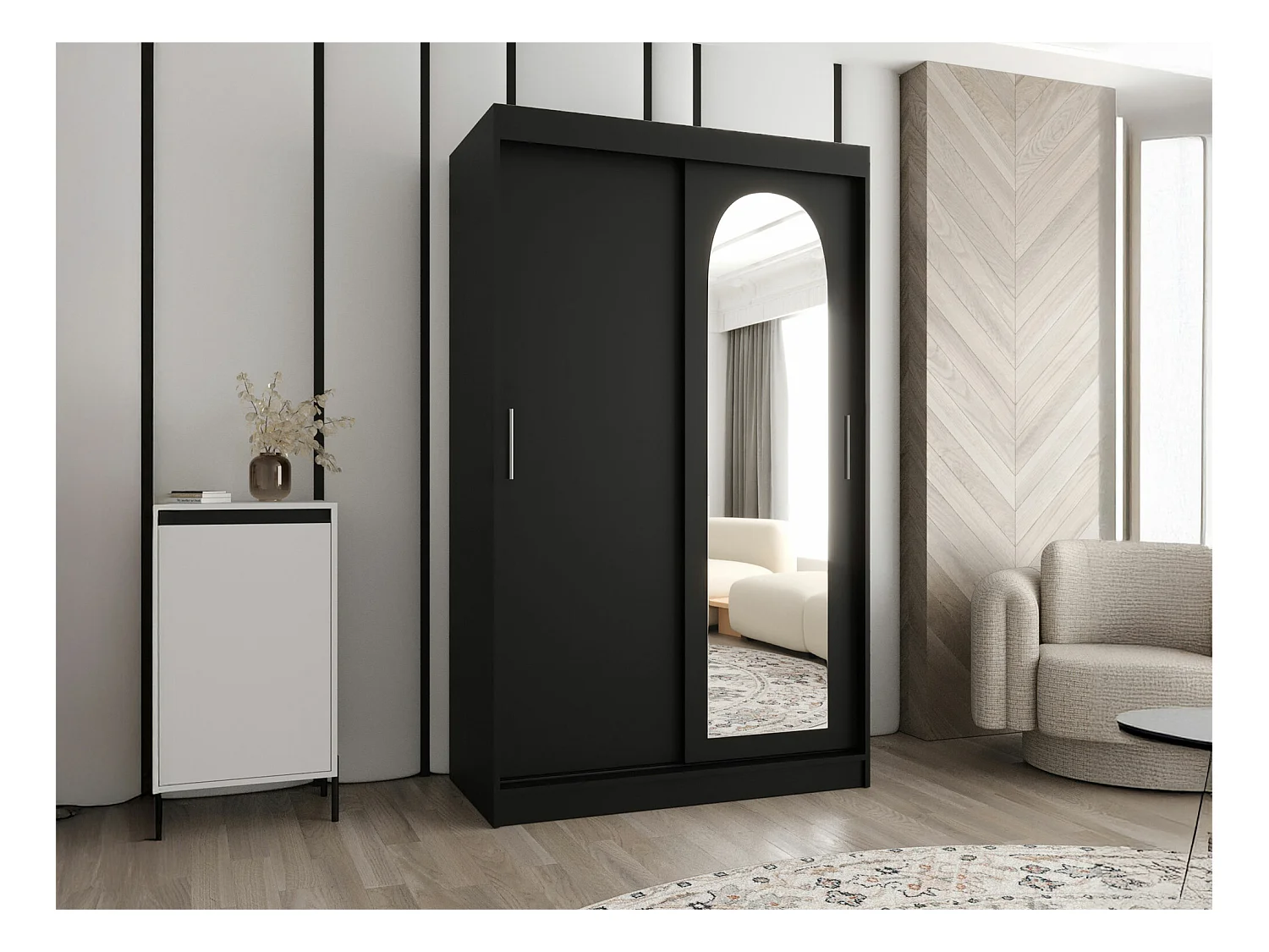 Roupeiro Hartford 504, Número de prateleiras: 3, 20x12x6cm