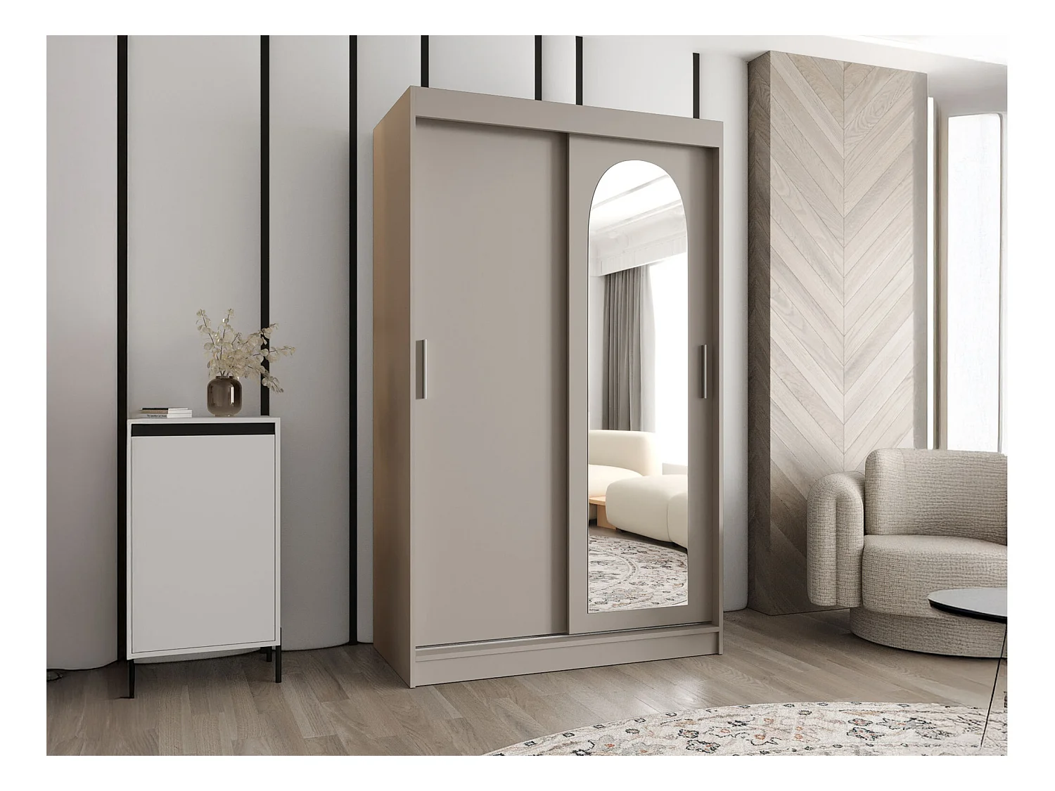 Roupeiro Hartford 504, Número de prateleiras: 5, 20x12x6cm