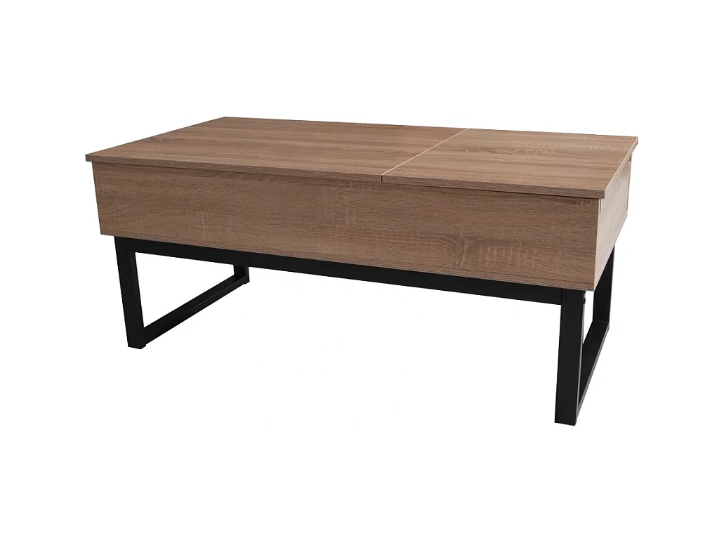 Table relevable 110x55cm Chene Table salon bureau FLAU