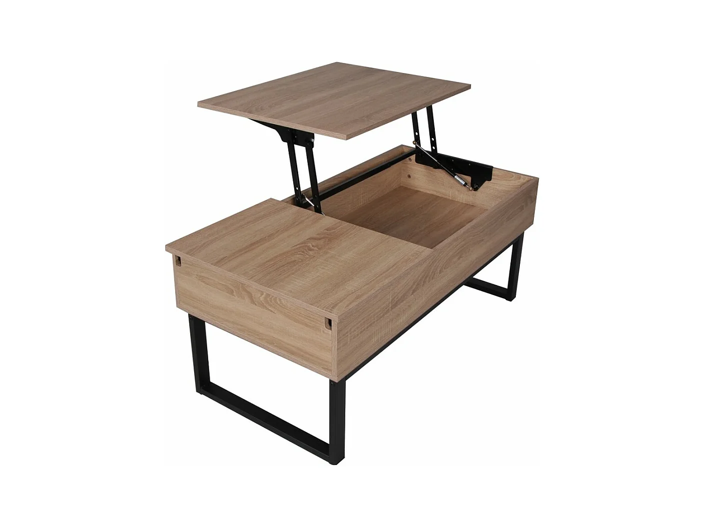 Table relevable 110x55cm Chene Table salon bureau FLAU