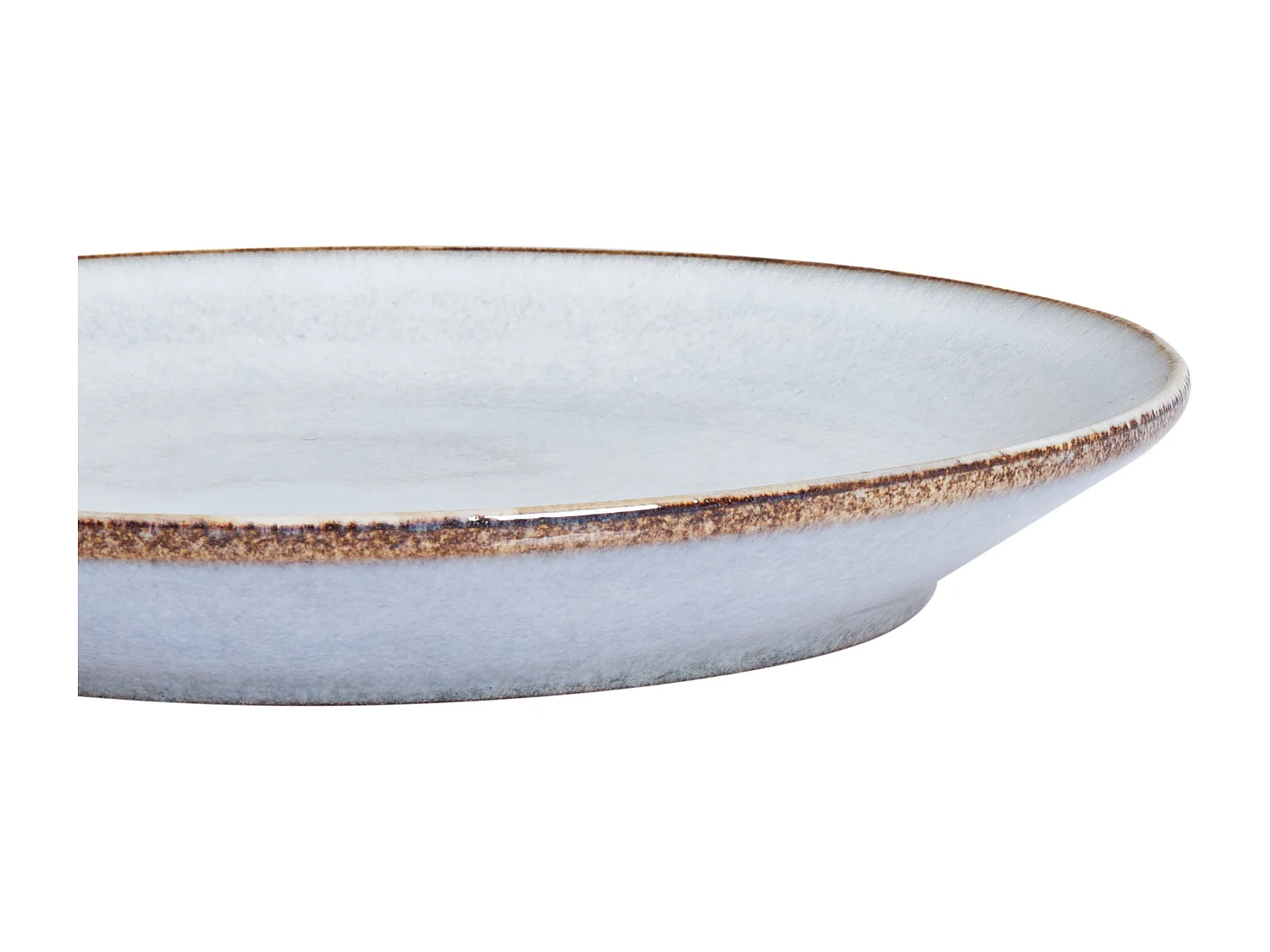 Dessertteller 4er Set JUNIPER Steinzeug Hellblau