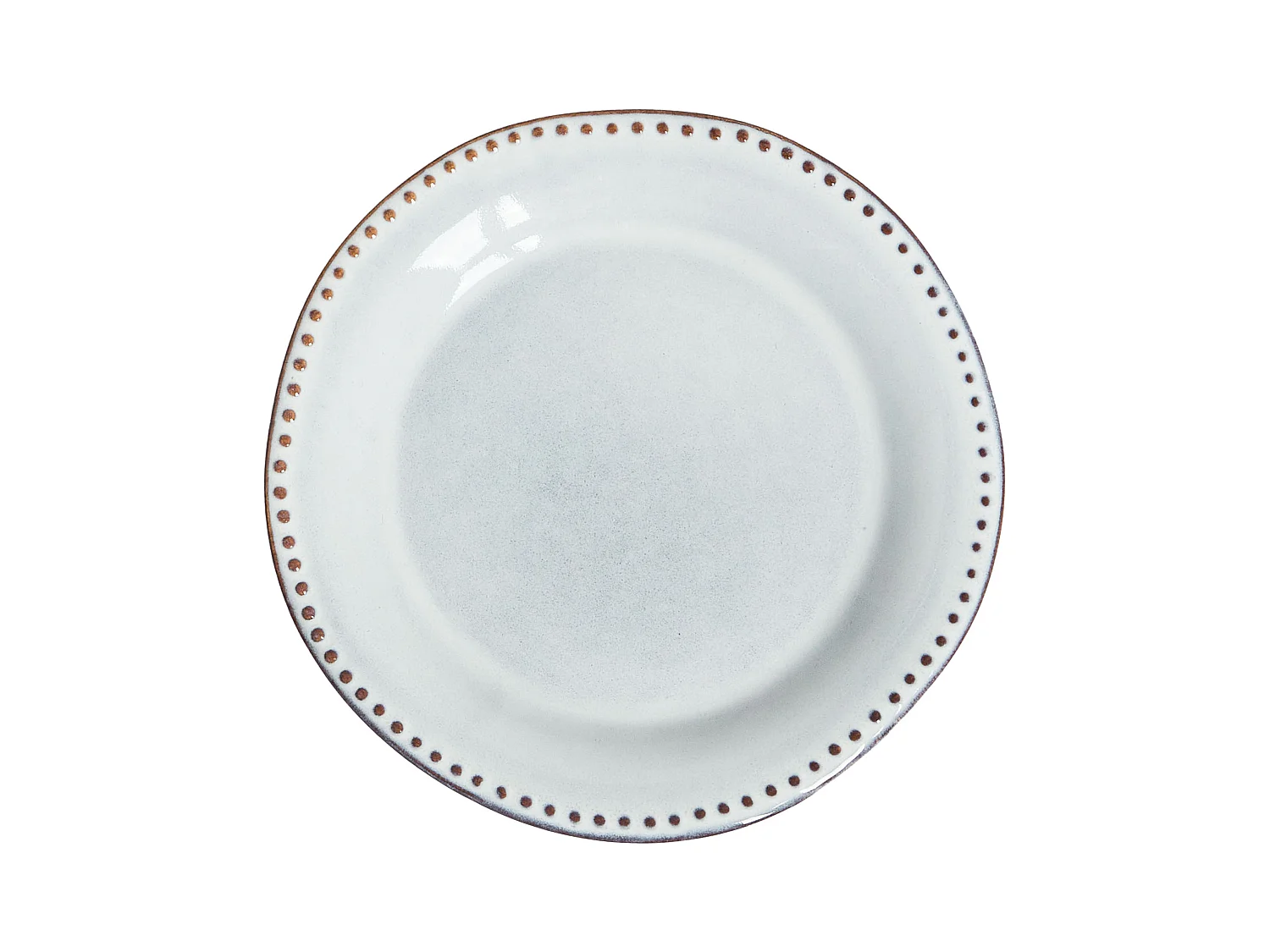 Set de 12 couverts de table CHERVIL Grès Bleu clair