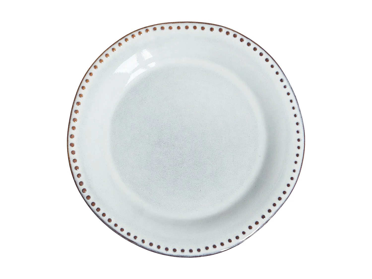 Set de 12 couverts de table CHERVIL Grès Bleu clair