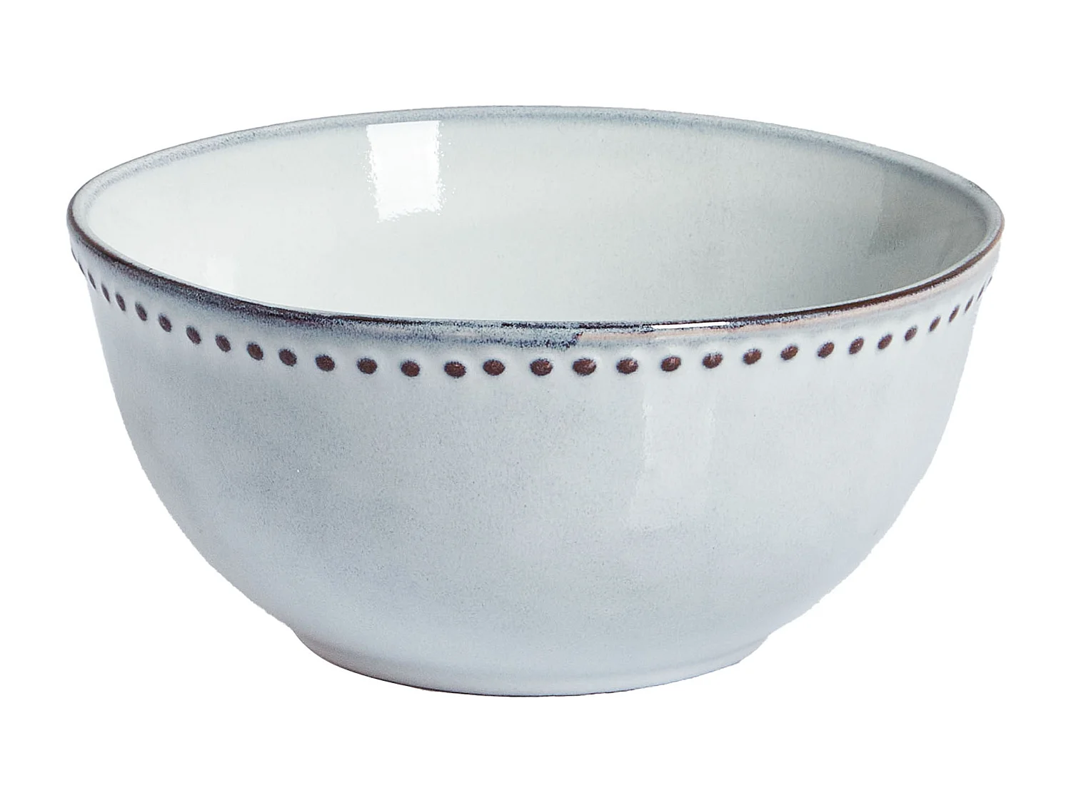 Set de 12 couverts de table CHERVIL Grès Bleu clair