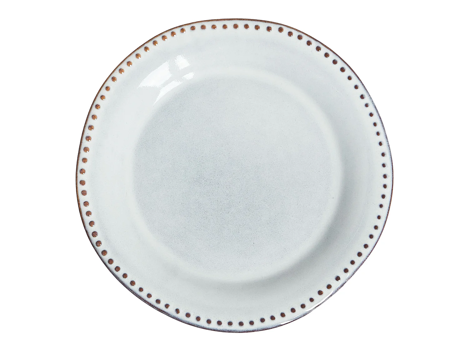 Tafelservice 12-teilig CHERVIL Steinzeug Hellblau