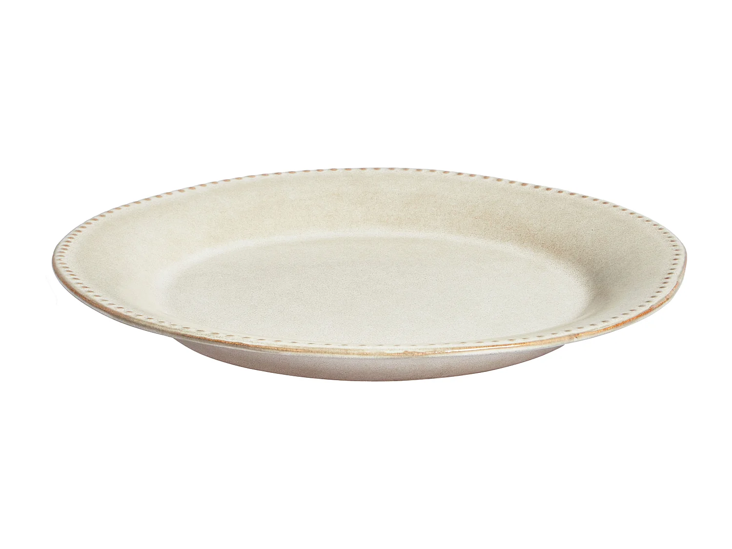 Set de 12 couverts de table CHERVIL Grès Beige clair