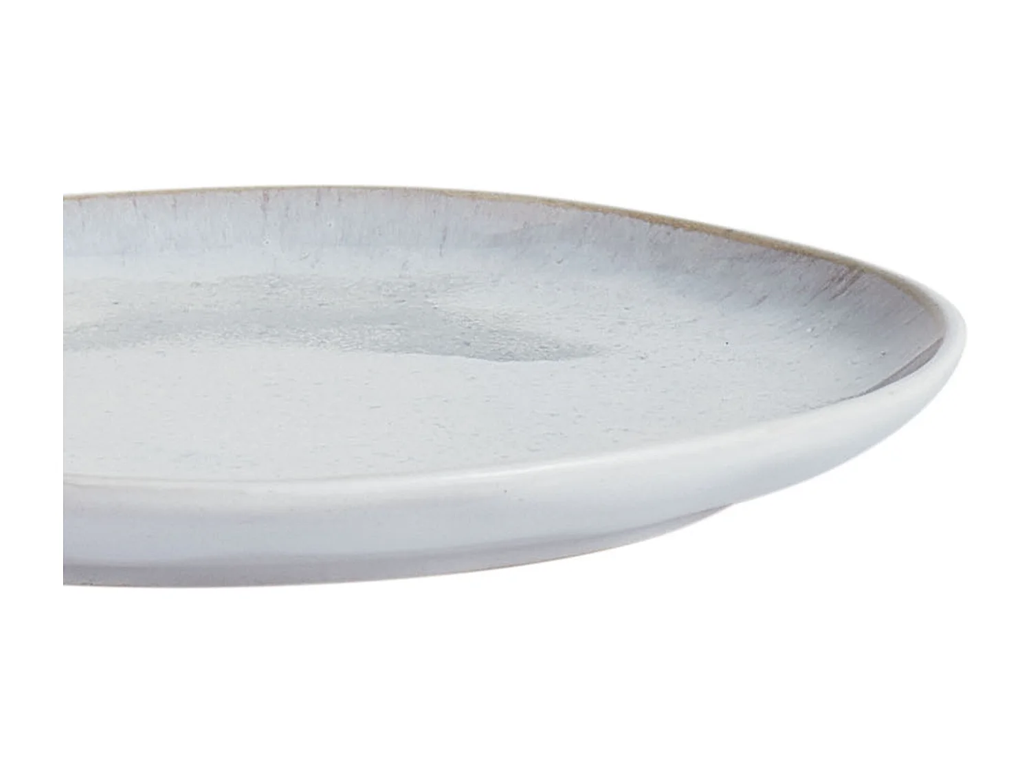 Set de 4 assiettes à dessert SESAME Grès Gris clair