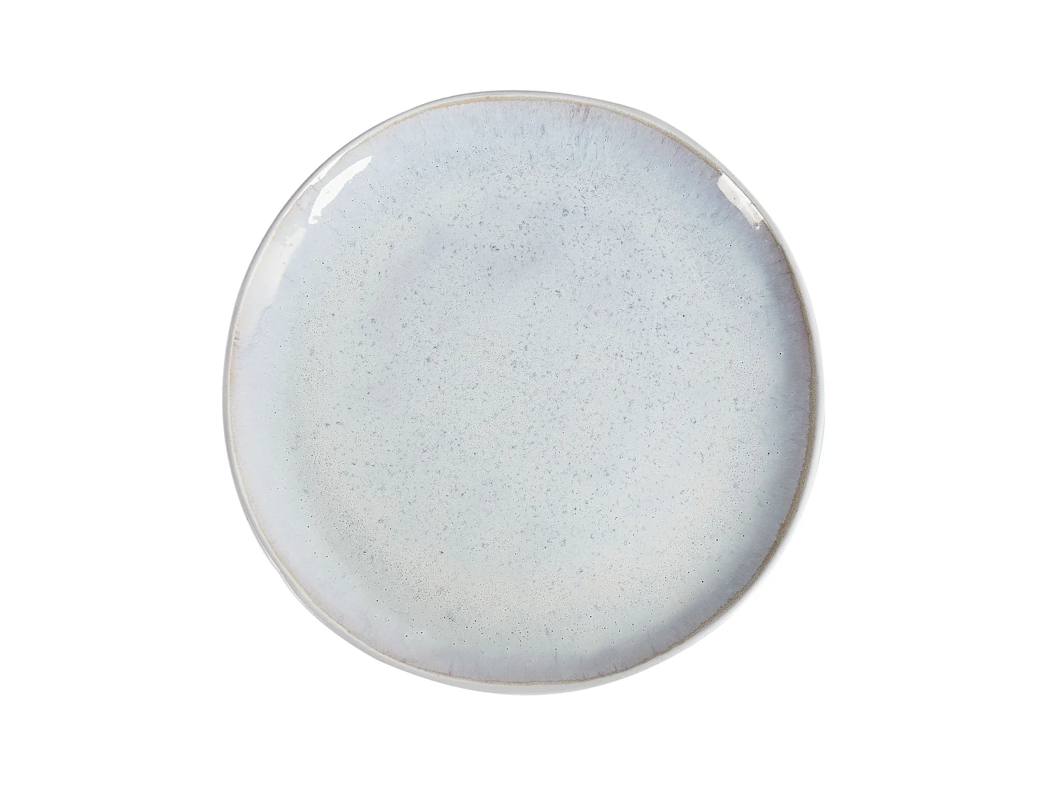 Set de 4 assiettes à dessert SESAME Grès Gris clair