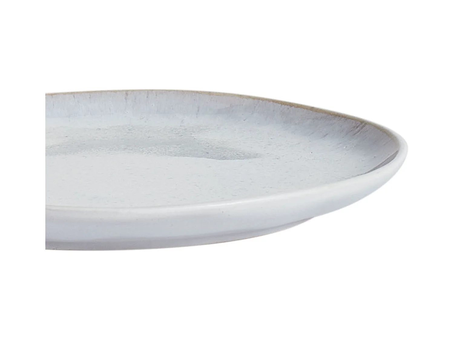 Set de 4 assiettes à dessert SESAME Grès Gris clair