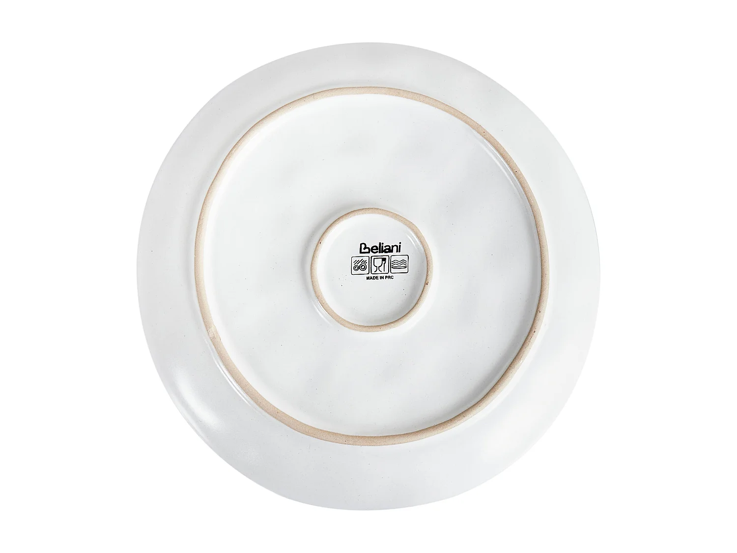 Set de 4 assiettes à dessert SESAME Grès Gris clair