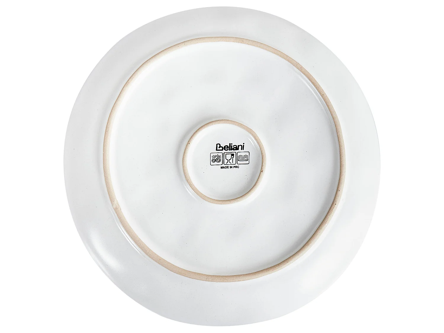 Set van 4 bijzetborden SESAME Steengoed Lichtgrijs