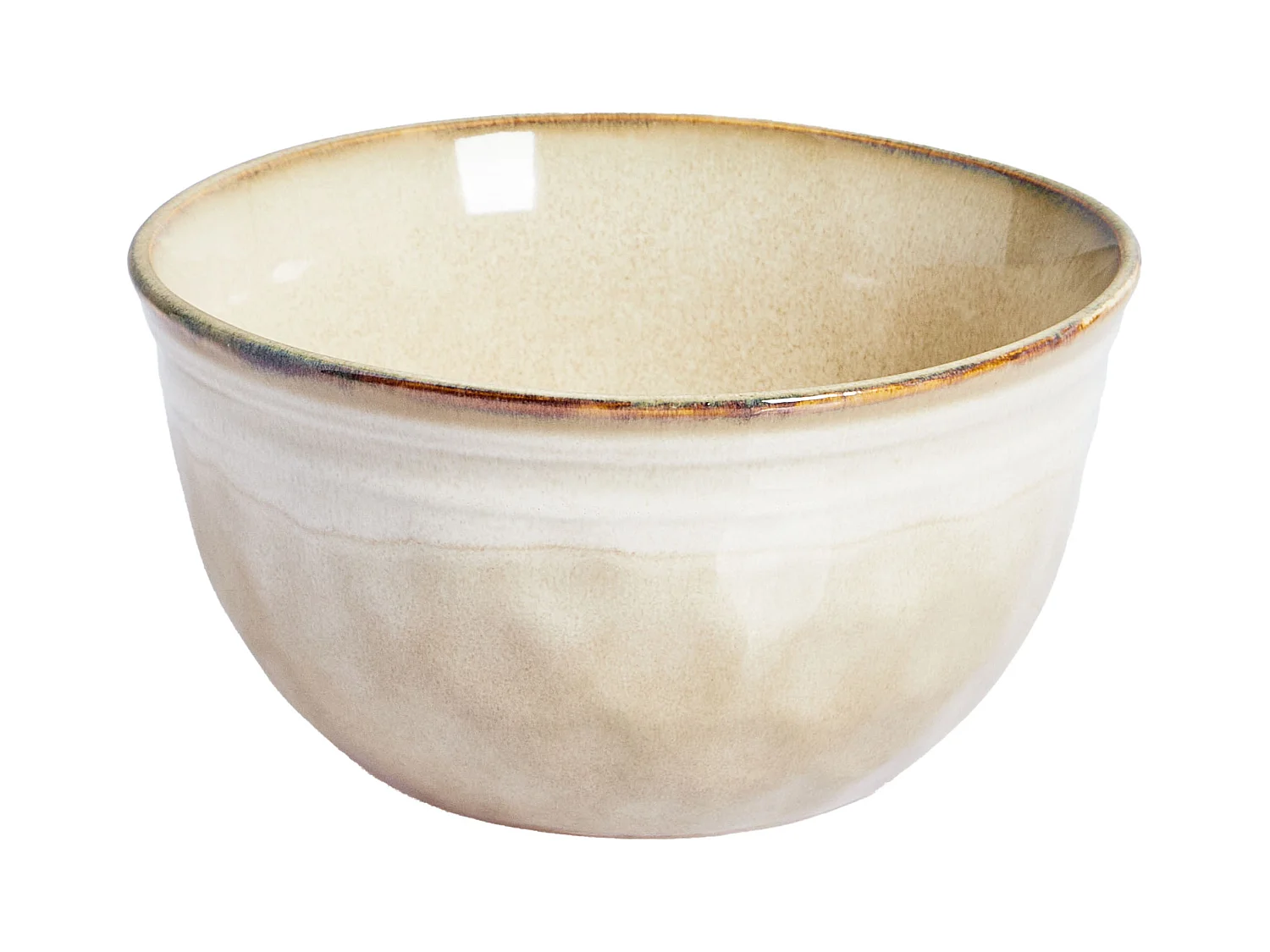 Set de 12 couverts de table CHIVES Grès Beige clair