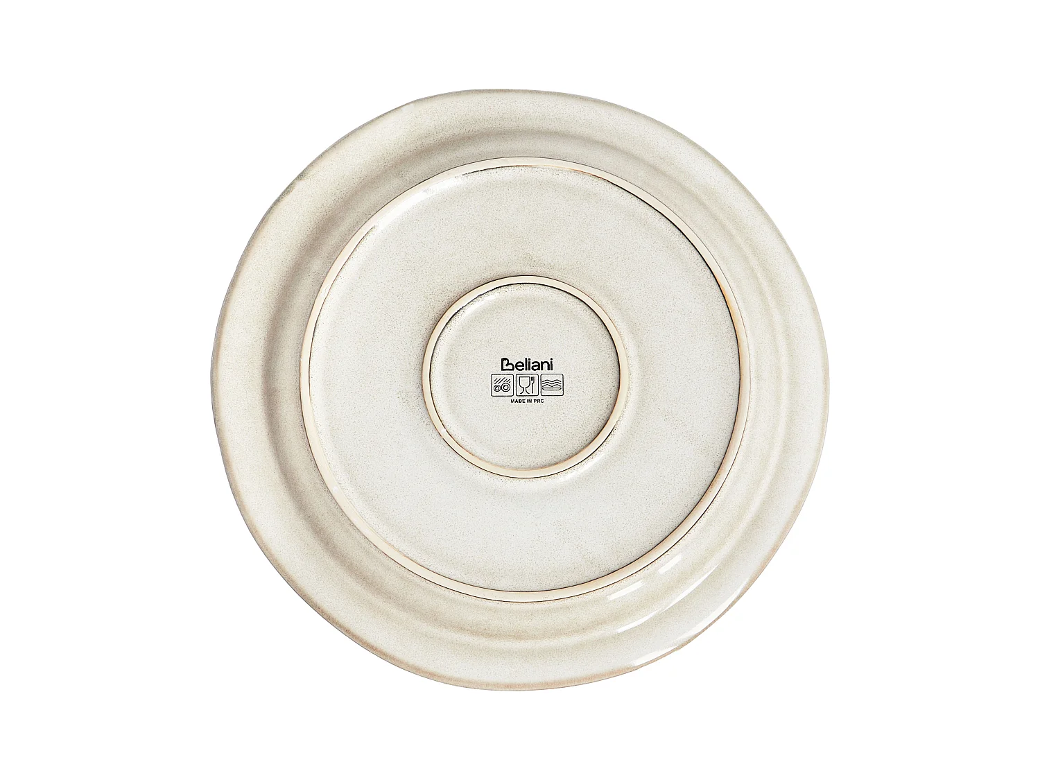 Set de 12 couverts de table CHIVES Grès Beige clair