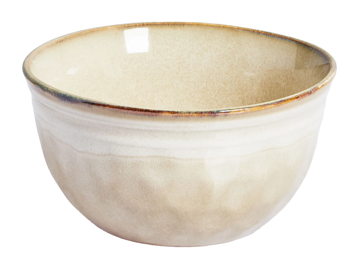 Set de 12 couverts de table CHIVES Grès Beige clair