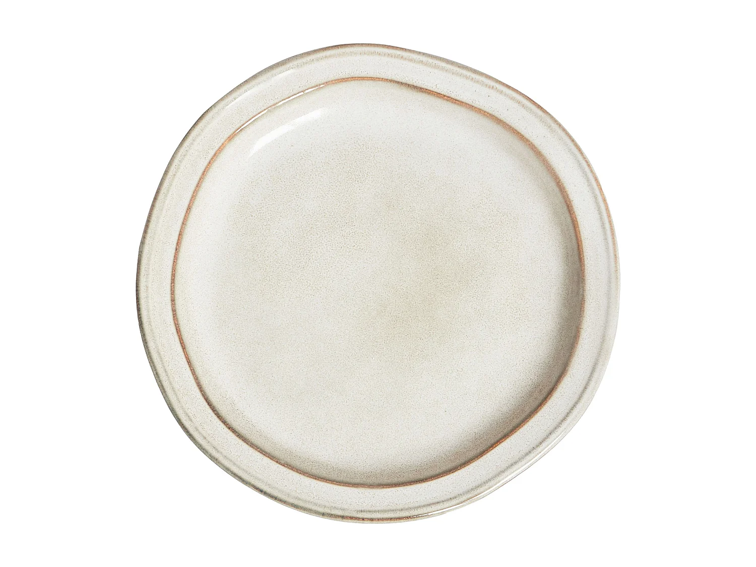 Set de 12 couverts de table CHIVES Grès Beige clair