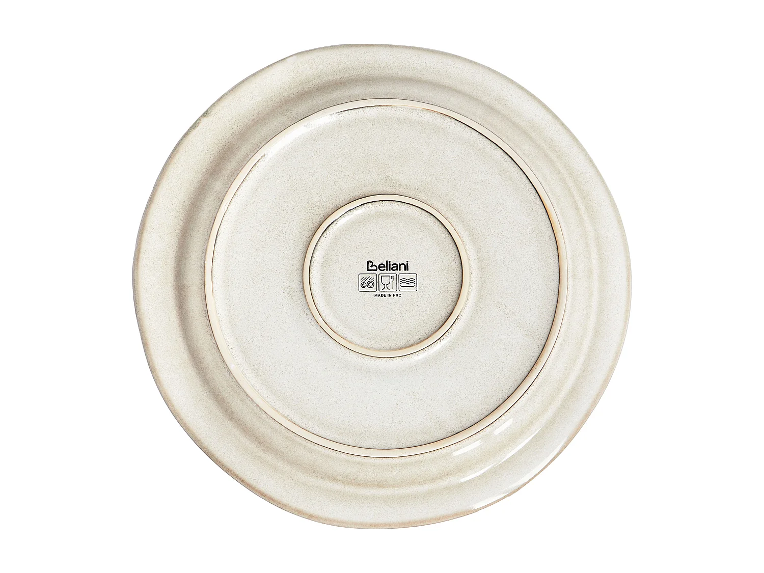 Set de 12 couverts de table CHIVES Grès Beige clair