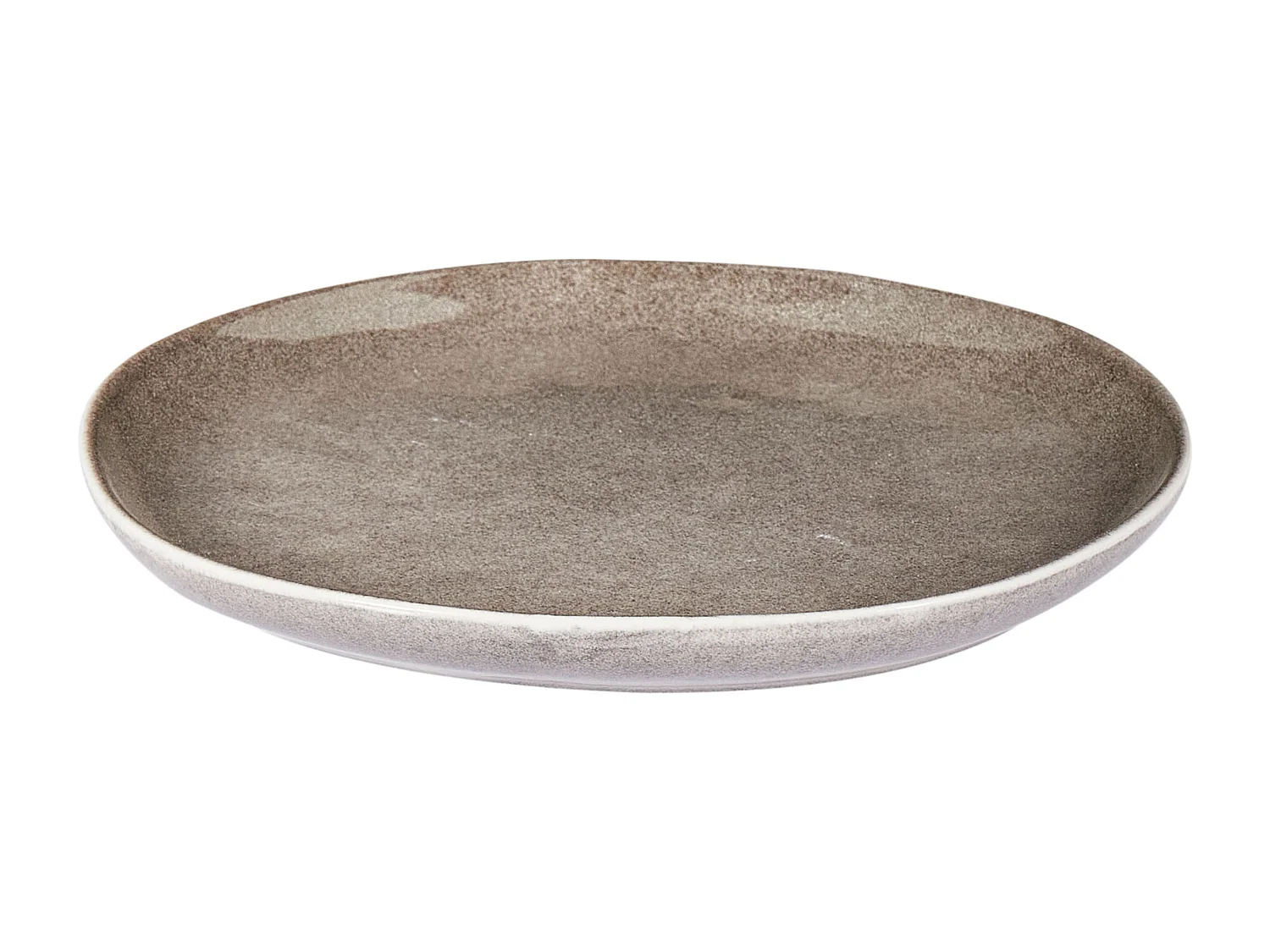 Set de 4 assiettes à dessert COSTMARY Grès Gris