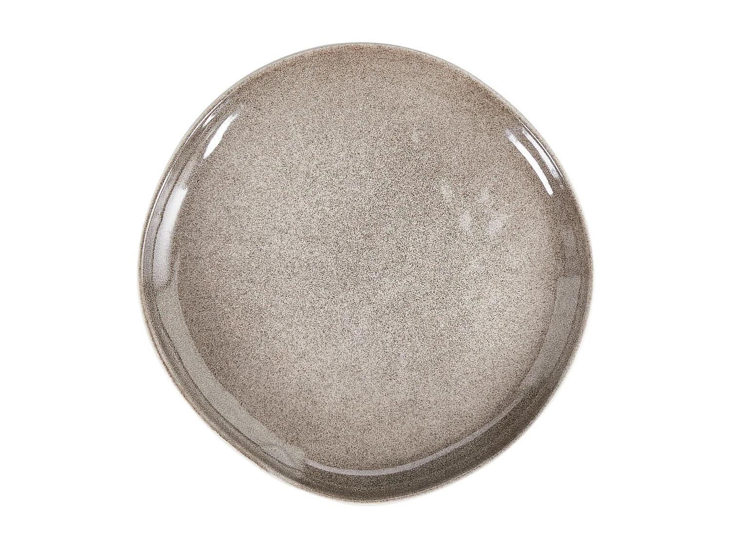 Set de 4 assiettes à dessert COSTMARY Grès Gris