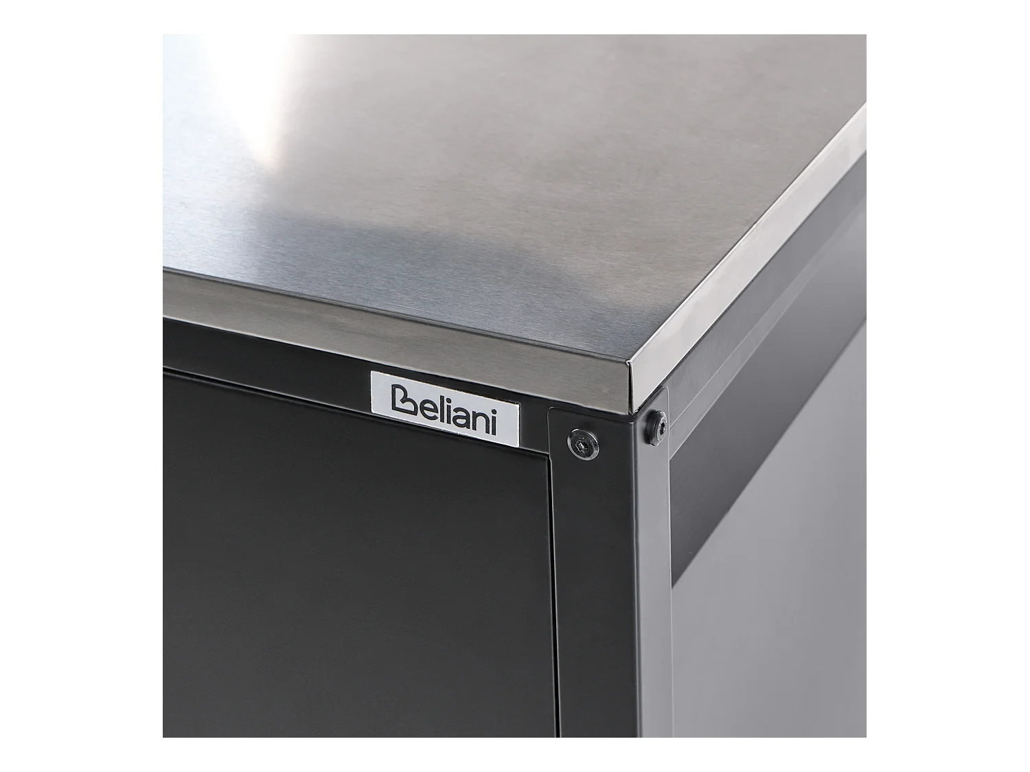 Meuble de cuisine d'extérieur MAENZA Métal Noir