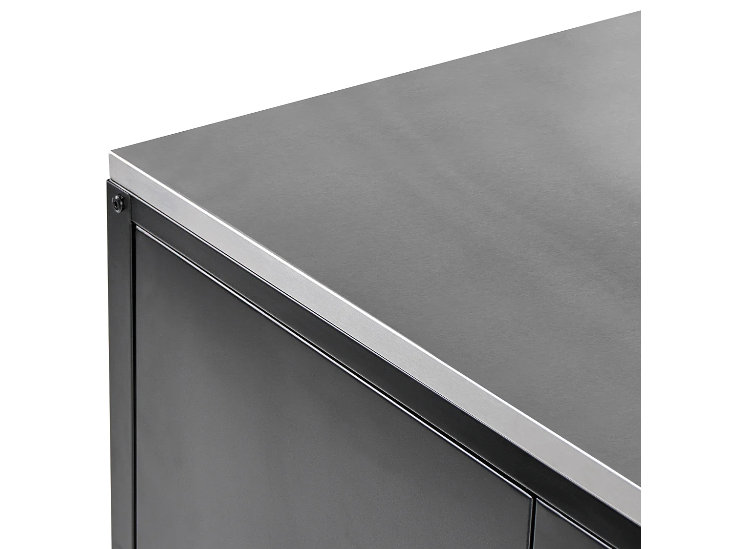 Meuble de cuisine d'extérieur MAENZA Métal Noir