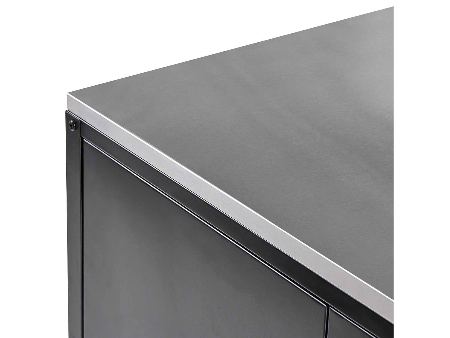 Meuble de cuisine d'extérieur MAENZA Métal Noir