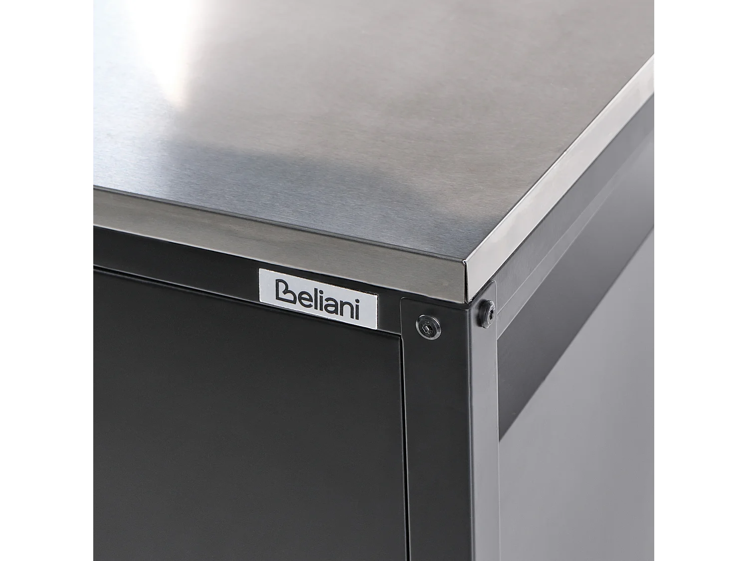 Meuble de cuisine d'extérieur MAENZA Métal Noir