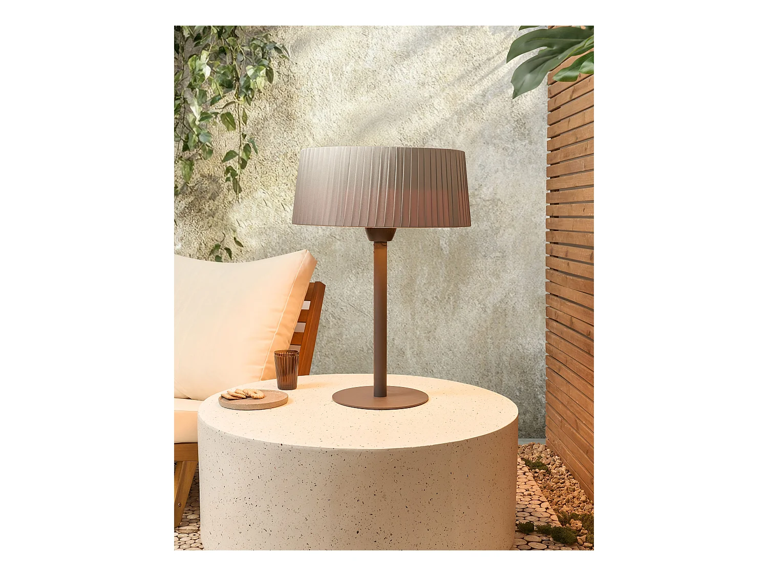 Infrarot-Standheizstrahler OLLERIA 1'500 W Grau