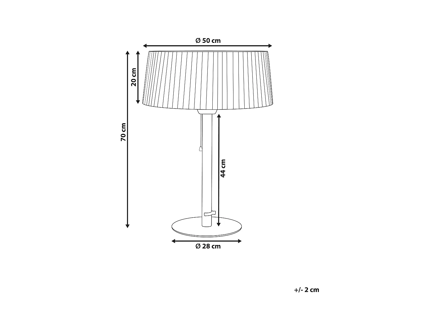 Infrarot-Standheizstrahler OLLERIA 1'500 W Grau