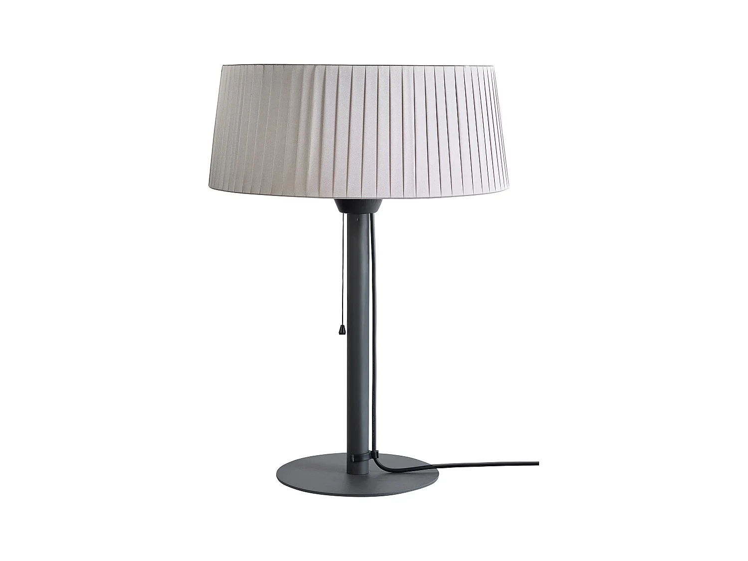 Chauffage de terrasse infrarouge autoportant OLLERIA 1500 W Gris