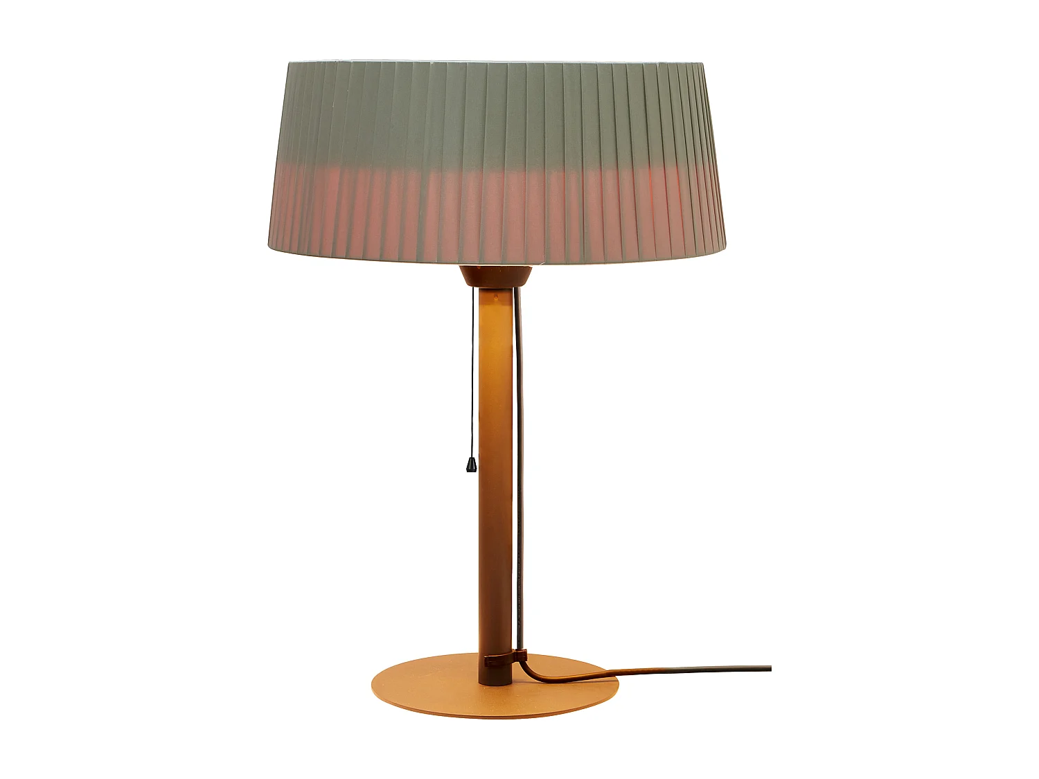 Chauffage de terrasse infrarouge autoportant OLLERIA 1500 W Gris